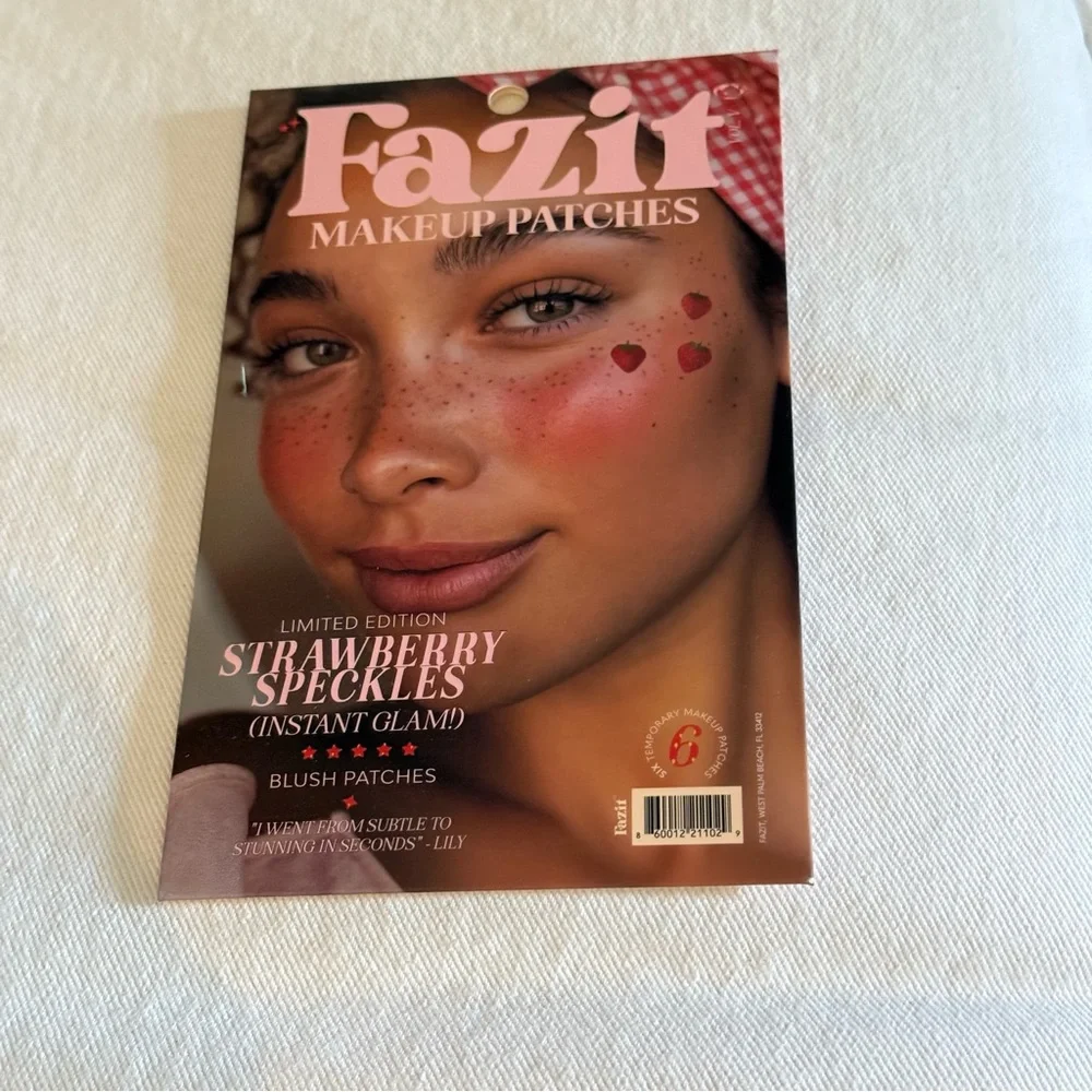 Fazit Strawberry Speckles Makeup Patches new - Picture 3 of 7